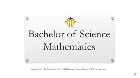 bachelor of science mathematics